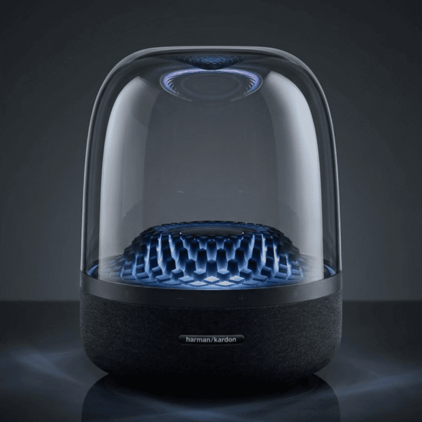 Caixa de Som Bluetooth Harman Kardon Aura Studio 4 – Experiência Audiovisual Imersiva e Design Premium