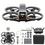 DJI Avata 2 Fly More Combo (Três Baterias) Melhor Drone FPV para Iniciantes com Câmera 4K e Manobras Fáceis com Um Toque, 23 Minutos de Voo até 10KM